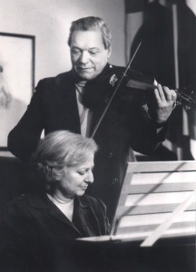 Huguette Dreyfus and Eduard Melkus, 2008, with the kind permission of Eduard Melkus.