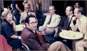 A personal photograph of the late János Sebestyén, graciously provided by Robert Tifft. Members of the jury of the Concours International de Clavecin de Paris, 1976: FLTR: Huguette Dreyfus, Robert Veyron-Lacroix, Gustav Leonhardt, Ruggero Gerlin, Kenneth Gilbert, and in front, János Sebestyén.